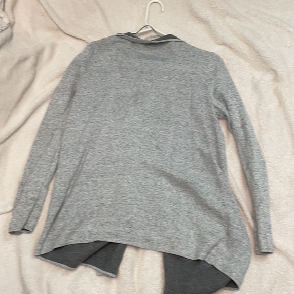 Grey cardigan with pockets - Picture 4 of 4